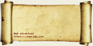 Tatjana Radovanović vizit kartica